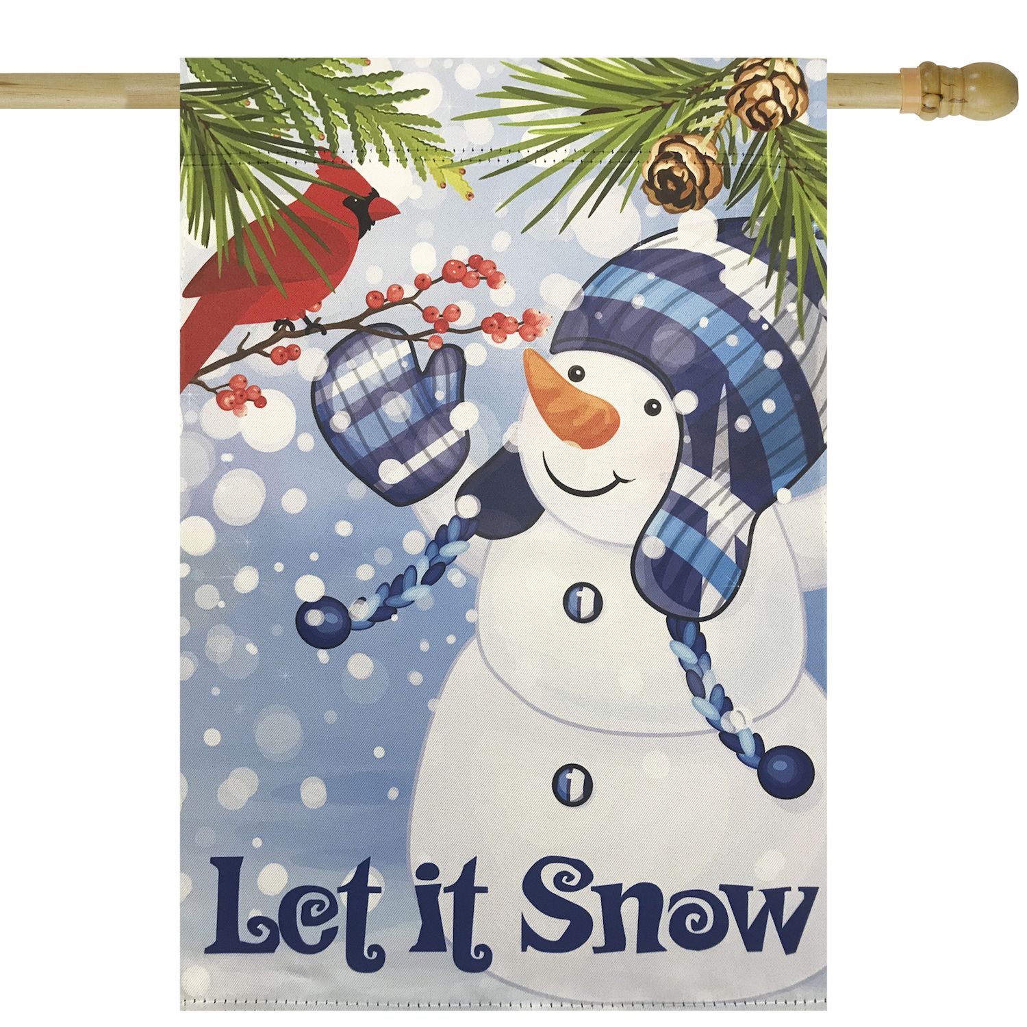 Evergreen Enterprises, Inc Winter Christmas Snowman Welcome
