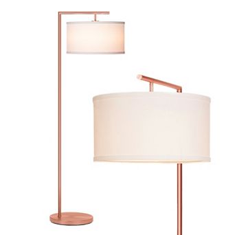 Brightech Montage Modern 60" Led Arc Floor Lamp With Drum Shade