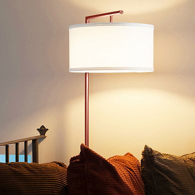 Brightech Montage Modern 60" Led Arc Floor Lamp With Drum Shade