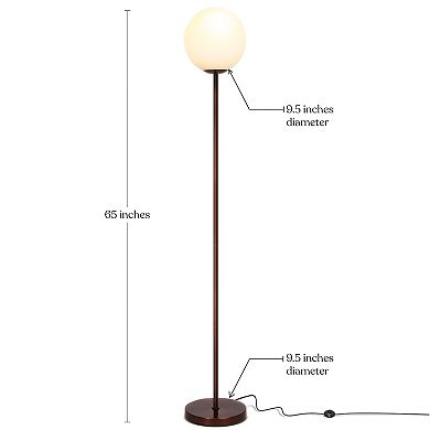 Luna LED Floor Lamp - Bronze