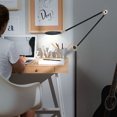 Brightech Sage 68" Led 2-in-1 Floor Or Desk Lamp With 3 Color Modes