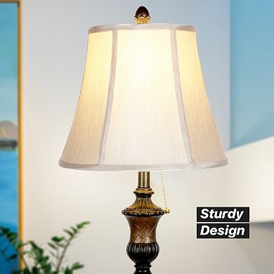 Brightech Sophia 63" Led Classic Floor Lamp With Fabric Shade