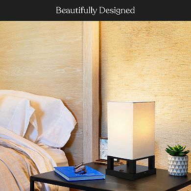 Maxwell LED Table Lamp with USB Charging Ports