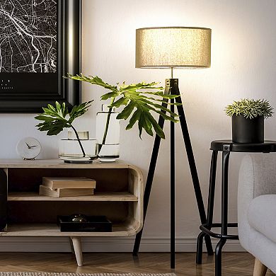 Eden LED Floor Lamp - Black