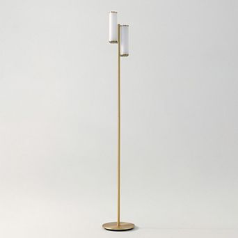 Brightech Gemini 64" Dimmable Led Modern Tree Floor Lamp in Gold Finish