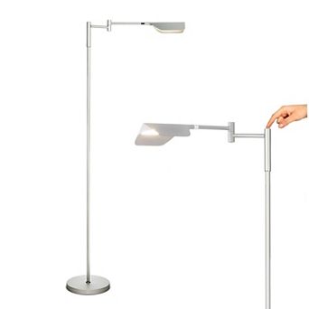 Brightech Leaf 53" Led Modern Pharmacy Reading Floor Lamp With Adjustable Neck