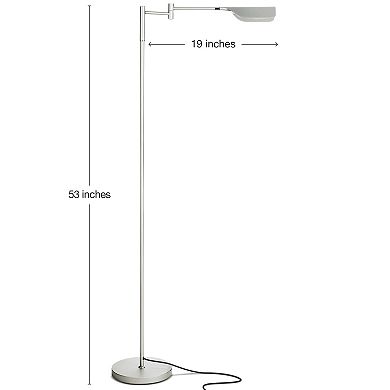 Brightech Leaf 53" Led Modern Pharmacy Reading Floor Lamp With Adjustable Neck