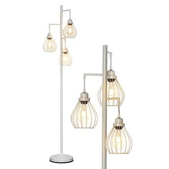 Brightech Teardrop 68" Led Floor Lamp With 3 Metal Teardrop Shades