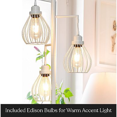 Brightech Teardrop 68" Led Floor Lamp With 3 Metal Teardrop Shades
