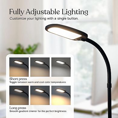 Brightech Litespan Slim 55" Led Floor Lamp With Adjustable Color Temperatures
