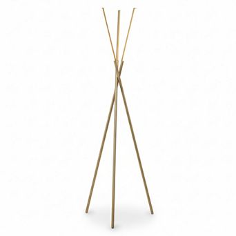 Brightech Stix 60" Dimmable LED Modern Tripod Floor Lamp in Gold Finish