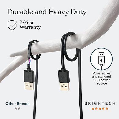 Brightech Ambience Pro 24.5 Ft. Usb-powered Led String Lights With Soft White Hue