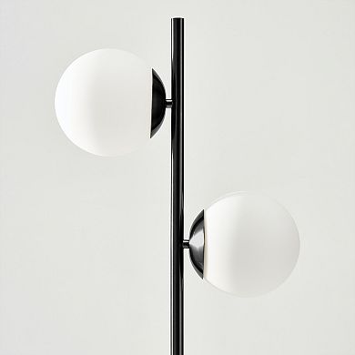 Brightech Sphere 65" Led Modern Tree Floor Lamp With Frosted Globes