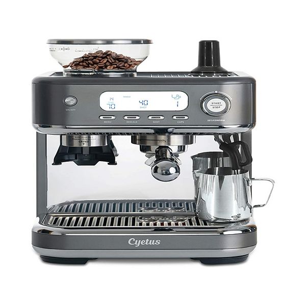 Cyetus All in One Espresso Machine for Home Barista with Coffee Grinder