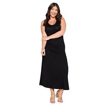 Plus Size Everyday Essential Tank Maxi Dress