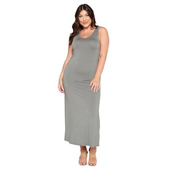Plus Size Everyday Essential Tank Maxi Dress