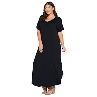 Plus Size Scarlett Maxi Pocket Dress