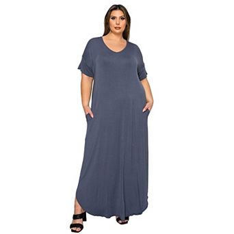Plus Size Scarlett Maxi Pocket Dress