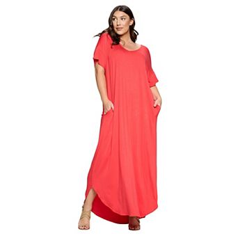 Plus Size Scarlett Maxi Pocket Dress