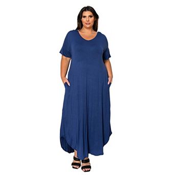 Plus Size Scarlett Maxi Pocket Dress