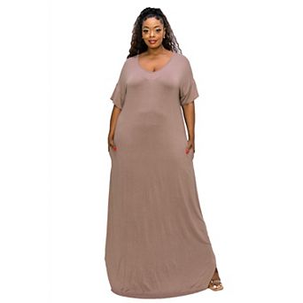 Plus Size Scarlett Maxi Pocket Dress