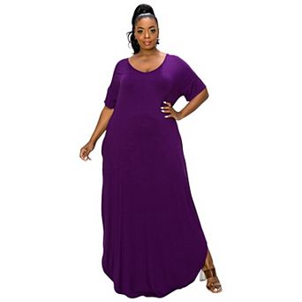 Plus Size Scarlett Maxi Pocket Dress