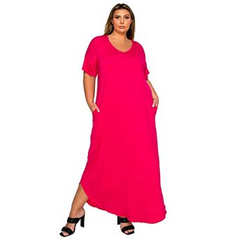 Plus Size Scarlett Maxi Pocket Dress