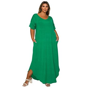 Plus Size Scarlett Pocket Maxi Dress
