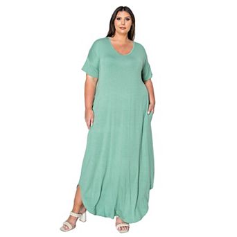 Plus Size Scarlett Maxi Pocket Dress