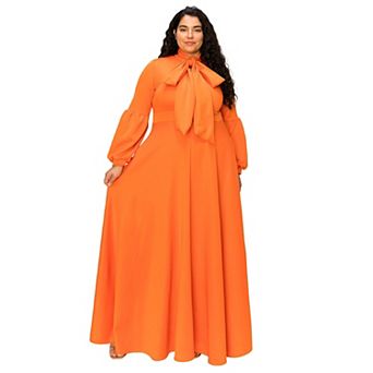 Bella Donna Dress with Ribbon and Bishop Sleeves