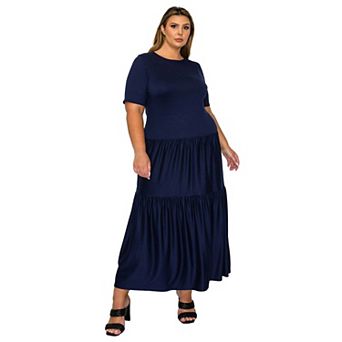 Plus Size Jourdan Tiered Maxi Dress