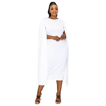 Plus Size Naomi Cape Dress