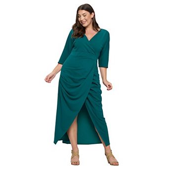 Dolman Wrap Maxi Dress