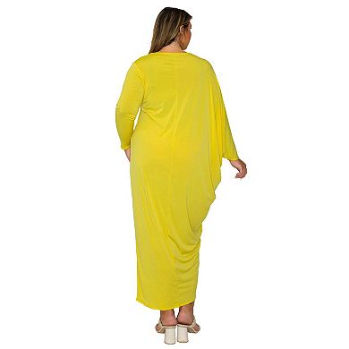 Plus Size Louella Asymmetrical Maxi Dress