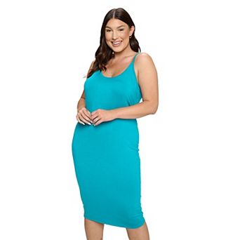 Spaghetti Strap Bodycon Midi Dress