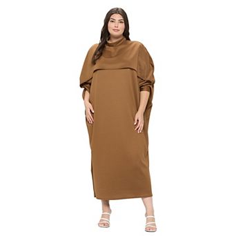 Potter Cape Kaftan Midi Dress