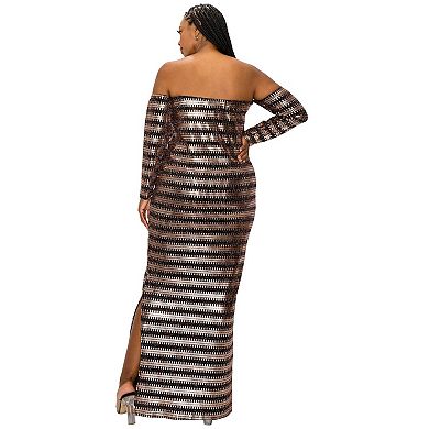 Plus Size Temptations Sequin Dress