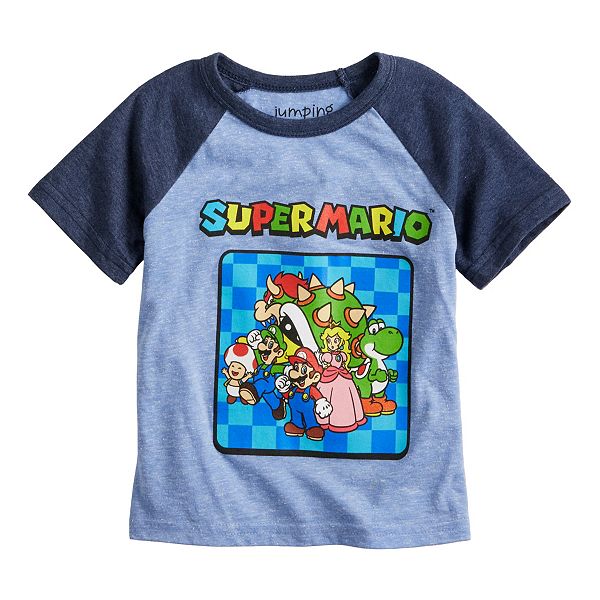 Baby & Toddler Boy Jumping Beans® Nintendo Super Mario Raglan Tee