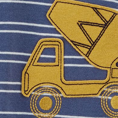 Toddler Boy Carter's Truck Snug Fit Footie Pajamas