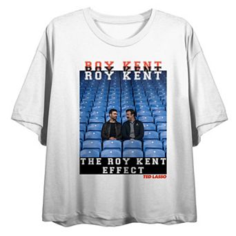 Juniors' Ted Lasso "Roy Kent" Cropped Graphic Tee