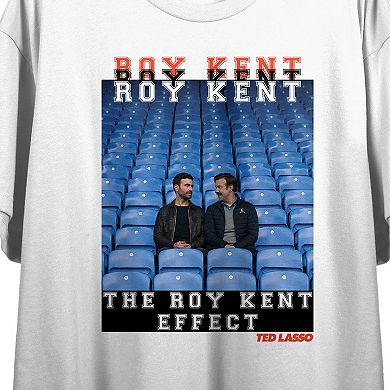 Juniors' Ted Lasso "Roy Kent" Cropped Graphic Tee