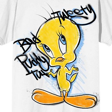 Juniors' Looney Tunes Tweety Bird Graphic Tee