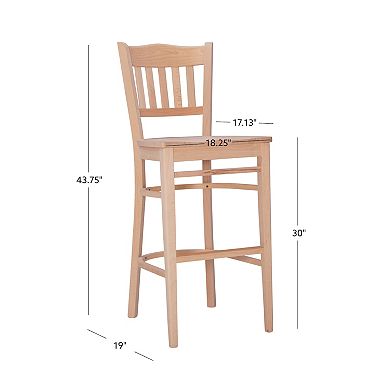 Linon Maryah Barstool 2-piece Set