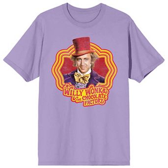Juniors' Willy Wonka Retro Frame Graphic Tee