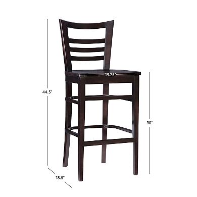 Linon Blairmont Barstool 2-piece Set