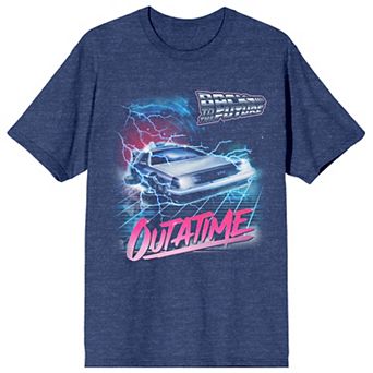 Juniors' Back To The Future "Out-A-Time" DeLorean Graphic Tee