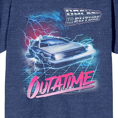 Juniors' Back To The Future "Out-A-Time" DeLorean Graphic Tee