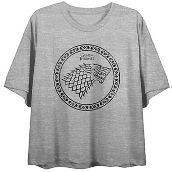 Juniors' Game Of Thrones Cropped Graphic Tee