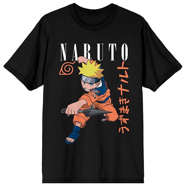 Juniors' Naruto Shuriken Pose Art Graphic Tee