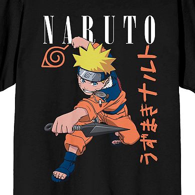 Juniors' Naruto Shuriken Pose Art Graphic Tee
